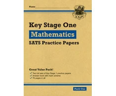 KNYGA Bookshop Cgp Books KS1 Maths SATS Practice Papers: Pack 1 (for end of year assessments)