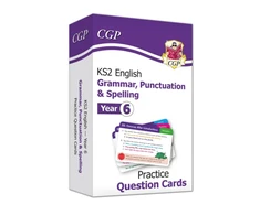 KNYGA Cgp Books KS2 English Year 6 Practice Question Cards: Grammar, Punctuation &amp; Spelling