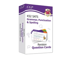 KNYGA Cgp Books KS2 English Year 6 SATS Revision Question Cards: Grammar, Punctuation &amp; Spelling (for 2027)