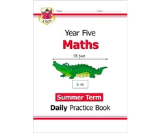 KNYGA Cgp Books KS2 Maths Year 5 Daily Practice Book: Summer Term