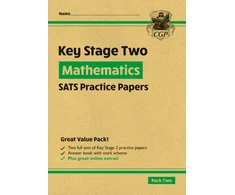 KNYGA Cgp Books KS2 Maths Year 6 SATS Practice Papers: Pack 2 - for the 2027 tests (with free Online Extras)