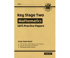 KNYGA Cgp Books KS2 Maths Year 6 SATS Practice Papers: Pack 5 - for the 2027 tests (with free Online Extras)