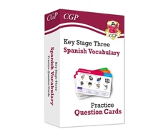 KNYGA Cgp Books KS3 Spanish: Vocabulary Practice Question Cards