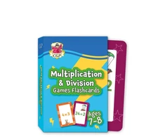 KNYGA Cgp Books Multiplication &amp; Division Games Flashcards for Ages 7-8 (Year 3)