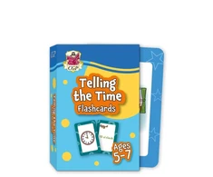 KNYGA Cgp Books Telling the Time Flashcards for Ages 5-7