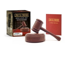 KNYGA Chip Carter Law &amp; Order: Mini Gavel Set with Sound