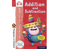 KNYGA Clare, Giles Progress with Oxford: Progress with Oxford: Addition and Subtraction Age 5-6 - Practise for School with Essential Maths Skills