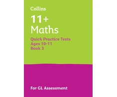 KNYGA Collins 11 11+ Maths Quick Practice Tests Age 10-11 (Year 6) Book 3