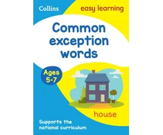 KNYGA Collins Easy Learning Common exception words Activity book Ages 5-7