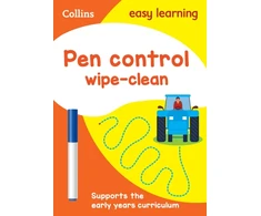 KNYGA Collins Easy Learning Pen Control Age 3-5 Wipe Clean Activity Book: Ideal for Home Learning