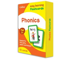 KNYGA Collins Easy Learning Phonics Flashcards: Ideal for Home Learning