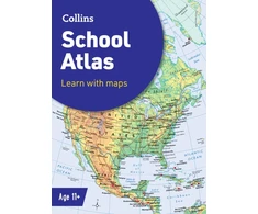 KNYGA Collins Maps Collins School Atlas, Ideal for Learning at School and at Home