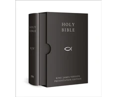 KNYGA Collins Uk HOLY BIBLE: King James Version (KJV) Juodas Presentation Edition