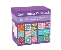 KNYGA C&amp;T Publishing Quilt Builder Card Deck Set #2: 40 New Blocks, 8 New Layouts, Unlimited Possibilities
