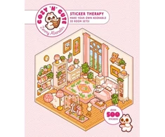 KNYGA Abanales Zenny Il Cute 'n' Cozy Sticker Therapy: Make Your Own Adorable Room Sets! Over 500 Reusable Stickers