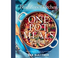 KNYGA Dan Buettner Mėlyna Zones Kitchen One Pot Meals, 100 Recipes to Live to 100
