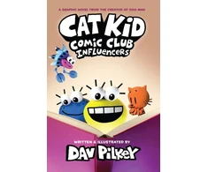 KNYGA Dav Pilkey Cat Kid Comic Club 5: Influencers