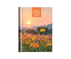 KNYGA Davenport, Emily; Hackforth, Katy Dairy Diary 2026: Britain's much-loved diary! A unique and trusted A5 week-to-view diary with 52 delicious triple-tested weekly recipes and much more.