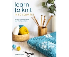 KNYGA David Charles Learn to Knit in 50 Squares