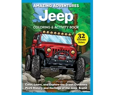 KNYGA Design Originals Amazing Adventures Jeep® Coloring &amp; Activity Book