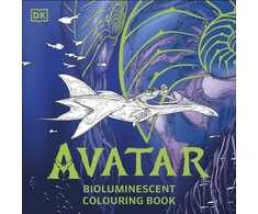 KNYGA DK Avatar Bioluminescent Colouring Book: The Officially Licensed Glow in the Dark Colouring Book