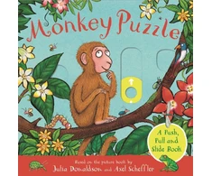 KNYGA Julia Donaldson Donaldson Julia Monkey Puzzle: A Push, Pull and Slide Book
