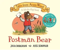 KNYGA Julia Donaldson Donaldson Julia Postman Bear: A Lift-the-flap Book