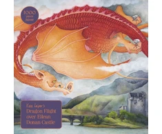 KNYGA Bookshop Dragon Flight over Eilean Donan Castle: 1000-piece jigsaw