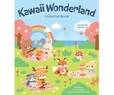 KNYGA Editors of Chartwell Books Kawaii Wonderland Coloring Book: Step into a World of Sweet Surprises &amp; Adorable Friends