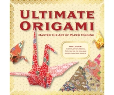 KNYGA Editors of Chartwell Books Ultimate Origami Kit: Master the Art of Paper Folding - Includes: Instruction Book, 100 Pieces of Double Sided Origami Paper
