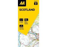 KNYGA folded AA Road Map Scotland