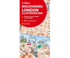 KNYGA folded Discovering London Illustrated Map