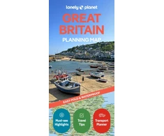 KNYGA folded Lonely Planet Great Britain Planning Map
