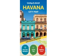 KNYGA folded Lonely Planet Havana City Map