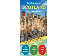 KNYGA folded Lonely Planet Scotland Planning Map