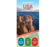 KNYGA folded Lonely Planet USA Planning Map
