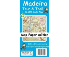 KNYGA folded Madeira Tour and Trail Map paper edition