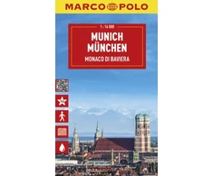 KNYGA folded Munich Marco Polo City Map
