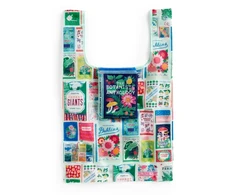 KNYGA Galison Ever Upward Botanist Bookshelf Packable Nylon Tote Bag