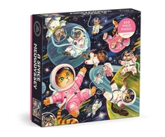 KNYGA Galison Space Meowdyssey 500 Piece Puzzle