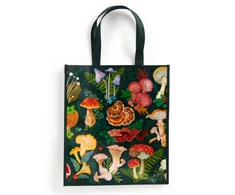 KNYGA Galison World of Mushrooms Reusable Shopping Bag