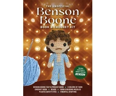 KNYGA Galusz, Kati Unofficial Benson Boone Book and Crochet Kit: Includes Everything to Crochet Your Own Benson - Benson Boone Fact &amp; Project Book, 4 Colors of Yarn, Crochet Hook, Beads, Yarn &amp; Beading Needles, Plastic Safety Eyes, Fiberfill Stuffing