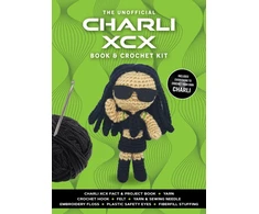 KNYGA Galusz Kati Unofficial Charli XCX Book and Crochet Kit: Includes Everything to Crochet Your Own Charli - Charli XCX Fact &amp; Project Book, 2 Colors of Yarn, Crochet Hook, Felt, Yarn &amp; Sewing Needle, Embroidery Floss, Plastic Safety Eyes, Fiberfill Stuffing