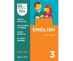 KNYGA GL Assessment 11+ Practice Papers English Pack 3 (Multiple Choice)