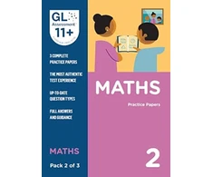 KNYGA Bookshop Gl Assessment 11+ Practice Papers Maths Pack 2 (Multiple Choice)