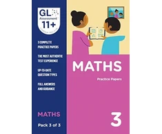 KNYGA GL Assessment 11+ Practice Papers Maths Pack 3 (Multiple Choice)