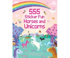 KNYGA Bookshop Graham Oakley 555 Sticker Fun - Horses and Unicorns Activity Book