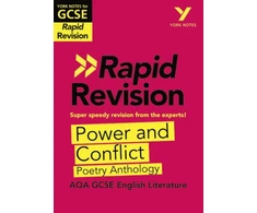 KNYGA Grant, David York Notes RAPID AQA GCSE (Revision Guide) Power and Conflict Poetry Anthology - for 2026, 2027 exams
