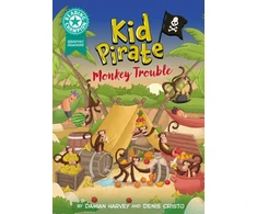 KNYGA Harvey Damian Reading Champion: Graphics: Kid Pirate: Monkey Trouble: Book band Turquoise 7