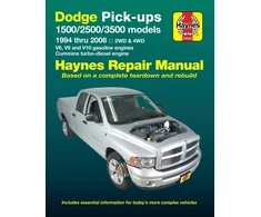 KNYGA Haynes Publishing Dodge Ram 1500, 2500, 3500, (1994 - 2008): with V6, V8 and V10 gasoline and Cummins turbo-diesel engines, 2WD &amp; 4WD
